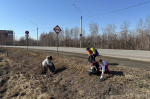 В Кургане прошёл первый общегородской субботник
