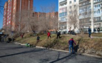 Курганцы массово приняли участие в городском субботнике