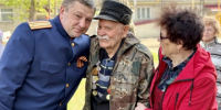 Сотрудники следственного управления и кадеты СК России поздравили с Днем Победы участника Великой Отечественной войны - Следственный комитет