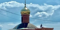 В строящемся храме села Половинного появится крыша зелёного цвета - Новый мир