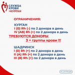 Жителей Курганской области приглашают стать донорами