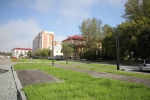 На новой общественной территории по ул.Кремлева благоустройство подходит к завершению