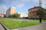 На новой общественной территории по ул.Кремлева благоустройство подходит к завершению
