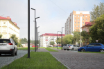 На новой общественной территории по ул.Кремлева благоустройство подходит к завершению