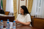 Глава города Кургана Антон Науменко встретился с директором курганского филиала РАНХиГС Татьяной Майбородой
