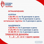 Жителей Курганской области приглашают стать донорами