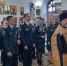 Сотрудники управления специальной пожарной охраны помолились в Пантелеимоновском храме Кургана - Епархия