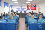 В преддверии Дня Государственного флага РФ в областном чрезвычайном ведомстве чествовали отличившихся сотрудников