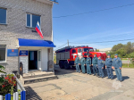 В преддверии Дня Государственного флага РФ в областном чрезвычайном ведомстве чествовали отличившихся сотрудников